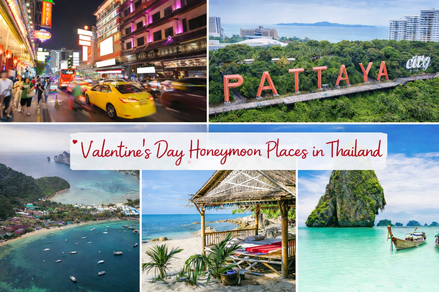 Top 10 Valentine’s Day Honeymoon Places in Thailand for Couples