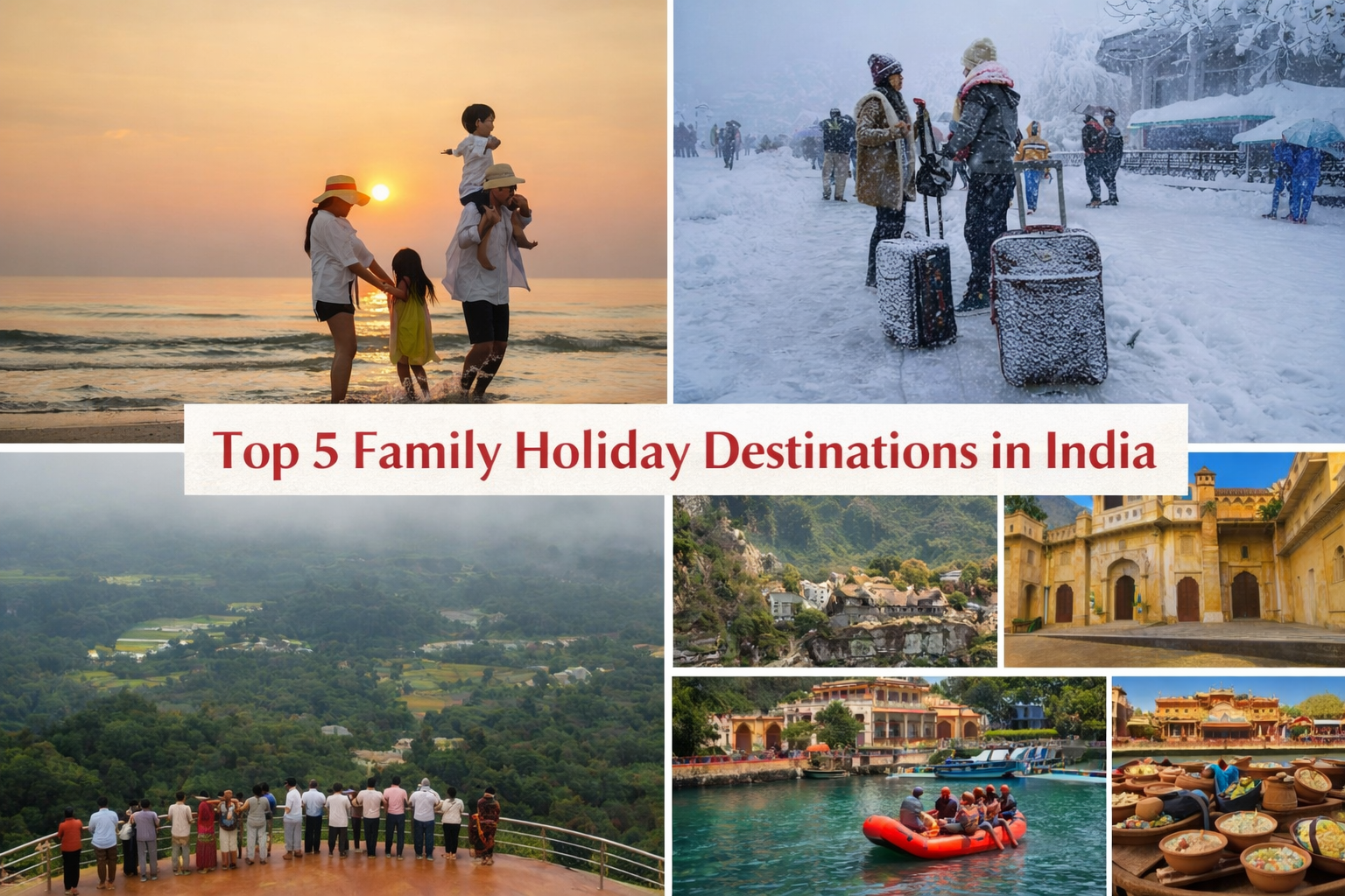 Family Tour Packages in India: Top 5 Places & Travel Tips